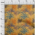 thumbnail image 2 of oneOone Tissu Viscose Chiffon Jaune Feuille Tropicale avec Texture Matériel de Robe Tissu Imprimé Tissu au Mètre 42 Pouces de Large, 2 of 4
