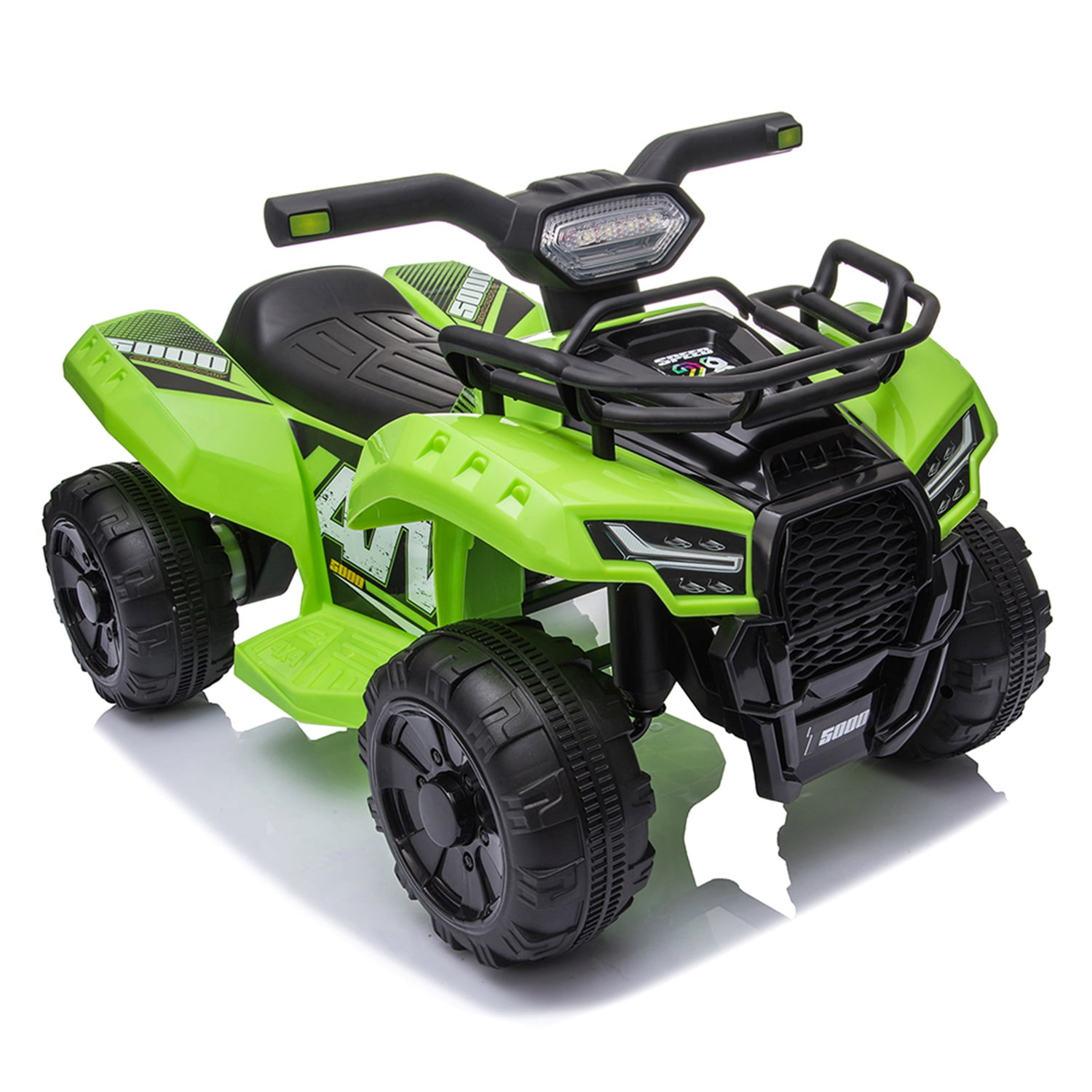 CIPACHO 6V Kids Ride on ATV, Battery Powered Electric Quad with LED Lights, Green CIPACHO 6V Kids Ride on ATV, Battery Powered Electric Quad with LED Lights, Green