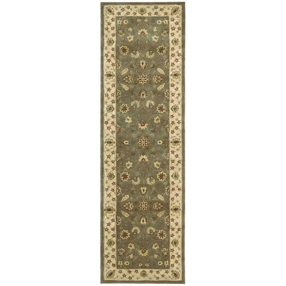 Nourison Nourison 2000 27" x 96" Wool Indoor Rug in Olive Green Persian