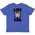 thumbnail image 3 of Inktastic Life is Better with a Corgi Youth T-Shirt, 3 of 5