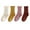 Beige, variant on 4 Pairs Kids Little Girls Ruffle Socks Stretch Cotton Turn Cuff Dress Socks Casual Solid Color Lightweight Slouch Crew Socks 1-12 Years