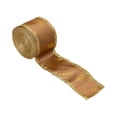 thumbnail image 1 of KLKCMS Christmas Ribbon DIY Gift Wrapping Ribbon for Bouquet Garland Craft Projects Gold, 1 of 9