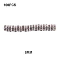 thumbnail image 2 of VONKY 100 Pieces Rhinestone Rondelles with Big Holes Charm Spacer Beads Jewelry Crystal Multi-colors Loose Bead for DIY Necklace Purple, 2 of 5