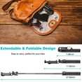 thumbnail image 7 of Rirool Selfie Stick Tripod with Wireless Remote for iPhone, Samsung Galaxy, and Most Smartphones Black, 7 of 7
