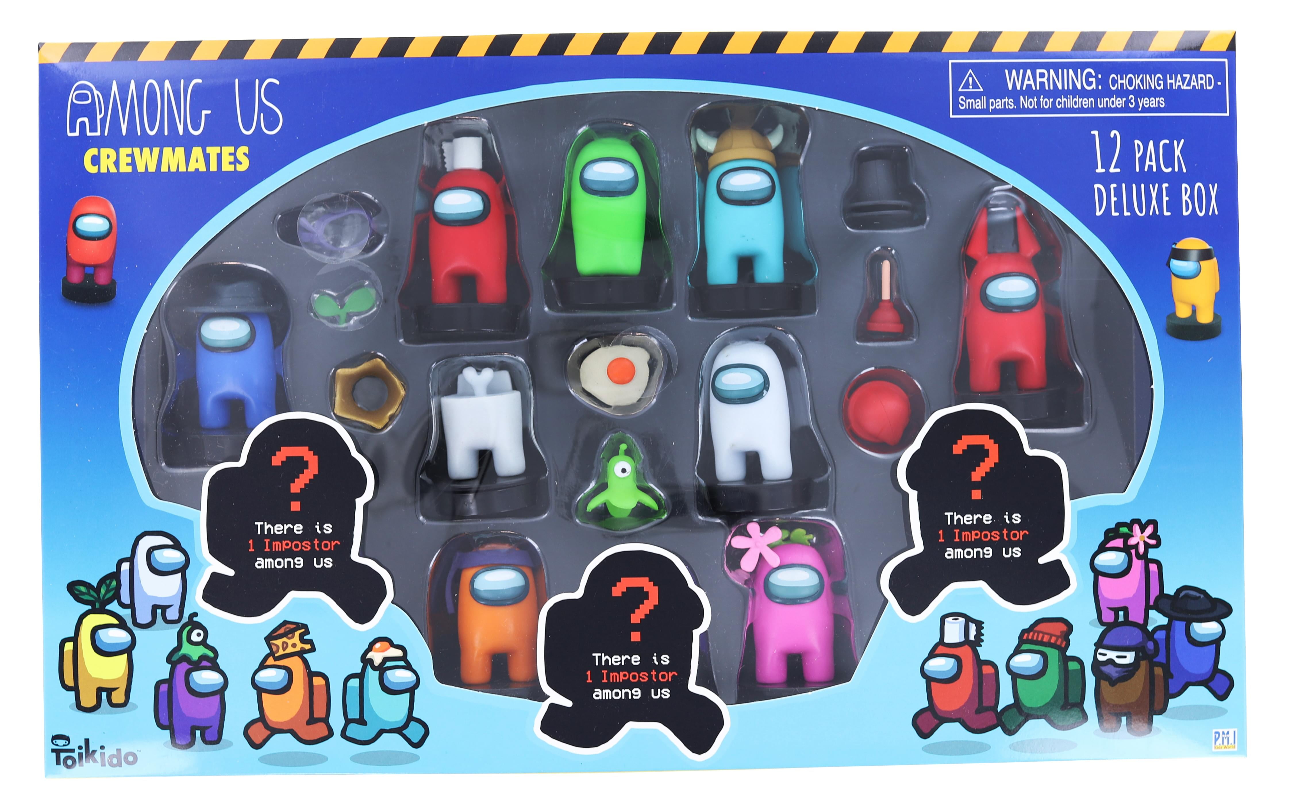 Among Us Crewmate Stampers 12 Pack Deluxe Box Set 12 Random Figures