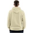 thumbnail image 6 of DODADAWANJ Solid Color Hoodies for Men Quarter Zip Drawstring Hoodie Big and Tall Hooded Sweatshirt for Camping Vacation Workout XXL, 6 of 8