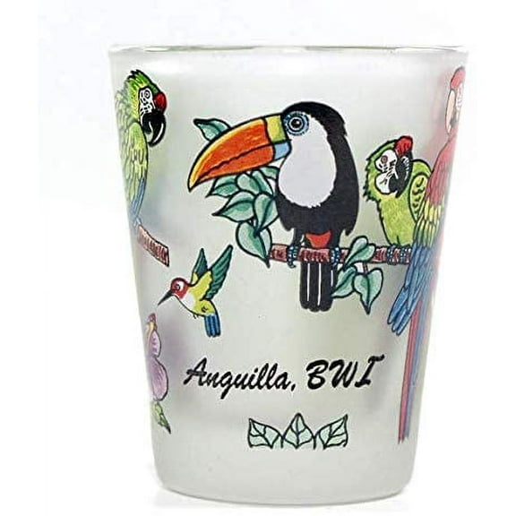 Anguilla, BWI Parrot Shot Glass