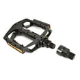thumbnail image 6 of (2 pack) Snafu Dominator Black Bike Cycling BMX Pedals with 9/16 inch Axle Adapter, 6 of 12
