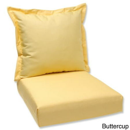 Pillow Perfect Deep Seating Cushion And Back Pillow With Sunbrella