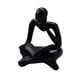 thumbnail image 3 of Lector abstracto Estatua Decoración para el hogar Figuras modernas para mostrador Estante Oficina Negro Zulema Figura Lector abstracto, 3 of 8