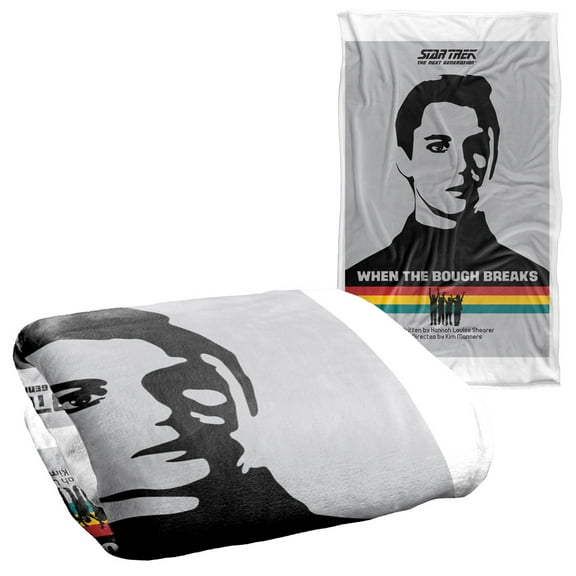 Star Trek The Next Generation Season 1 Episode 17 Silky Touch Super Soft Throw Blanket 36" x 58"