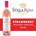 thumbnail image 4 of Stella Rosa Strawberry Rose Semi-Sweet Rose Wine, 750ml Glass Bottle, Piedmont Italy, 4 of 18
