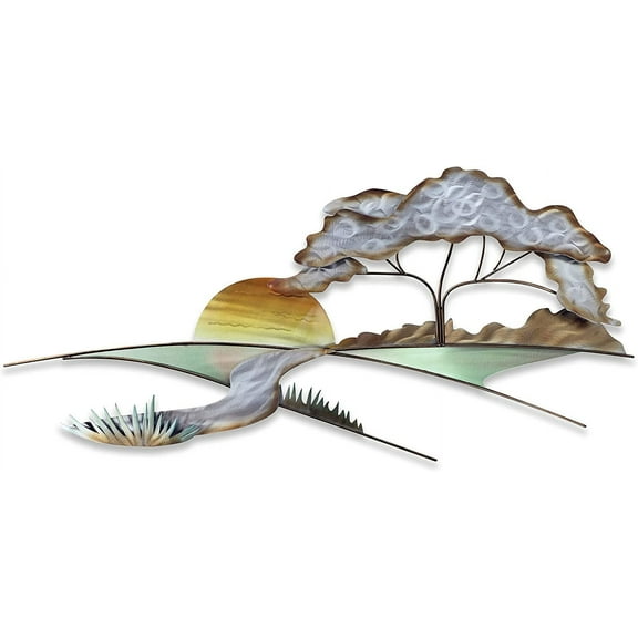 T.I. Design Oak Hill Metal Wall Art One Size