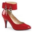 thumbnail image 2 of 4" Heel Wide Band Ankle Strap Pump - Red Pat, 14, 2 of 2