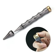 Ztylus Gadget Addix 3 in 1 RATTLE PEN: Black Ink Writing Pen, Fidget Spinner End Cap, Pressure Tip, Ergonomic Grip (Aluminium Silver)