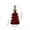 Red, variant on Christmas Tree Soap Dispenser 300ml Glass Lotion Bottle with Push Pump Refillable Decorative Holiday Bathroom Kitchen Decor for Christmas Party Gift Idea Festive Home Accent