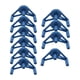 thumbnail image 4 of 10 abrazaderas de entrenamiento para tallos de plantas ajustables de 360 ​​grados, herramienta de jardín para ramas de plantas. azul, 4 of 9
