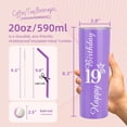 thumbnail image 3 of Meant2Tobe | 19Th Birthday Tumbler 19Th Birthday Gifts For Girl 19 Birthday, 3 of 8