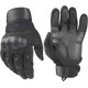 thumbnail image 1 of Guantes de protección de nudillos de goma dura CHAO para hombres y mujeres ciclismo motocicleta caza senderismo camping airsoft paintball XL negro, 1 of 5