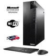 thumbnail image 2 of Lenovo Thinkcentre SFF Desktop PC Computer Intel Core i5 4570 8GB RAM 250GB Windows 11 Home NEW Keyboard, mouse, USB WiFi Refurbished, 2 of 4