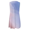 thumbnail image 4 of asddcavvf Robes pour Femmes Femmes Décontracté Col Rond Design Anneau Creux Mode Ligne Bloc de Couleur, 4 of 4