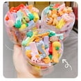 thumbnail image 2 of SNNROO Hair Clips for Girls, 24Pcs Hair Clips for Kids Women, Cute Candy Color Cartoon Design Hair Pins(Mixed color), 2 of 4