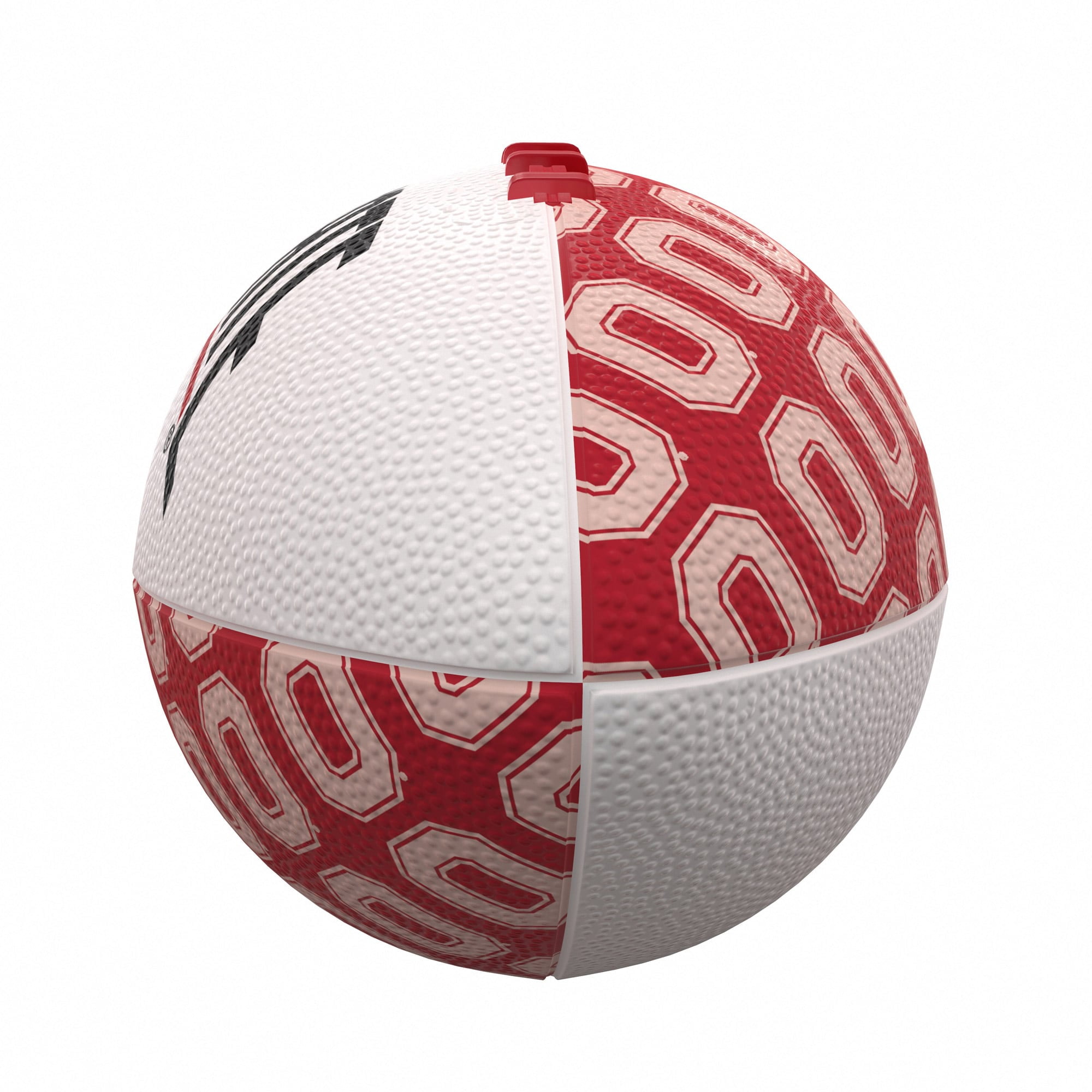 Logo Brands Ohio State Mini Rubber Footballs, 5.80" x 12.35" x 5", 0.75 lbs