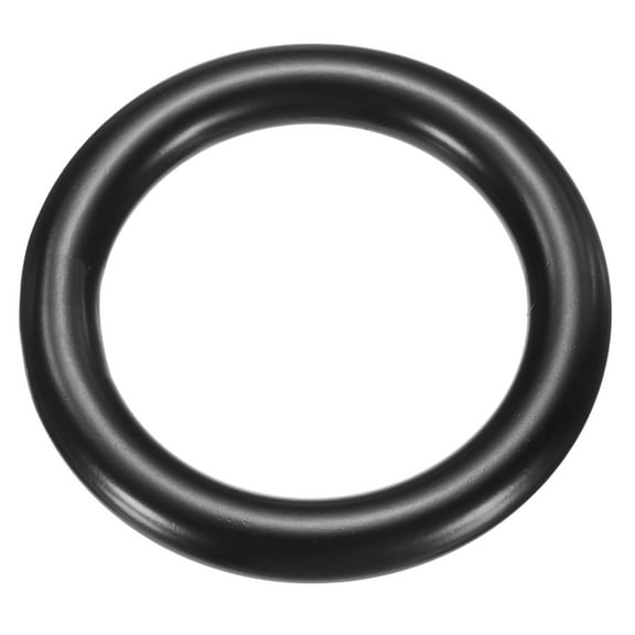 M10 x 50mm Metal Rings, 304 Stainless Steel Solid Welded Seamless O-Ring Decorative Connecting for Macrame, Hanging Slings Rope, Black