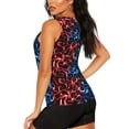 thumbnail image 3 of Vsdgher Débardeur Imprimé Éclair Rouge et Bleu, Soutien-Gorge de Sport pour Femmes, Séchage Rapide, Sport, Course, Petit, 3 of 7