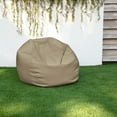 thumbnail image 2 of Sorra Home Tan Bean Bag Comfy Chair for All Ages, 2 of 2