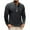 Shirt - Black, variant on Mens Shirt Long Sleeve Henley collar Top Button Placket Soft Breathable Shirts Casual Loose Daily Gathering Office Wear with Pockets