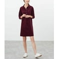 thumbnail image 4 of Joules Women's Stella Pop Over Corduroy Dress (Plum, 6), 4 of 6