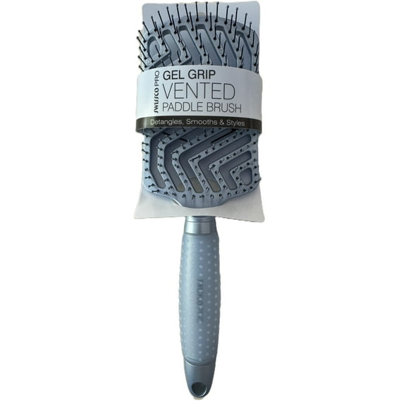 Swissco Pro Gel Grip Vented Hair Brush Gloss