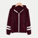thumbnail image 1 of Transpirable Manga Larga Ocio Mujeres Abrigos Cremallera Frontal Deportes Tops Likrtyny Mujer, 1 of 5