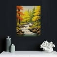 thumbnail image 4 of JEUXUS Autumn Fall Wall Art - River Flowing In Autumn Canvas Print - Vintage Fall Landscape Pictures Wall Decor - Thanksgiving Canvas Art Fall Posters Warm Fall 12\x16\, 4 of 4