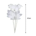 thumbnail image 4 of facefd Polyester Roses Halloween Table Centerpieces Party Decor all white, 4 of 9