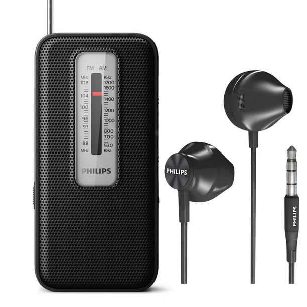 Radio portátil de bolsillo Philips AM/FM