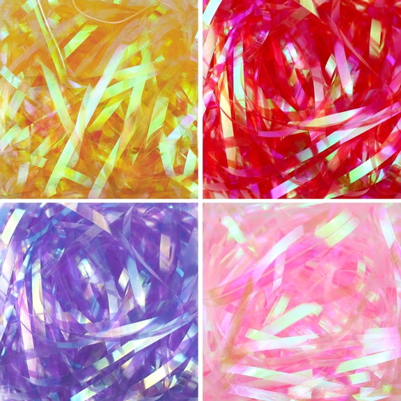 MISSMILE 7.05oz Basket Filler,Luxurious Shimmer Effect Shredded Paper for Gift Baskets,Stuffing for Crafts Box Filler for Gift Wrapping,Basket Filling,Wedding Decorations