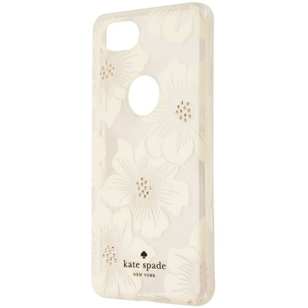 Kate Spade New York Hardshell Case for Google Pixel 2 Clear/White