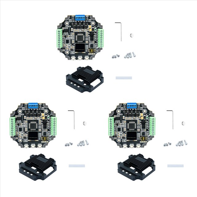 3X MKS SERVO57D CAN MB PCBA NEMA23 Controlador de Motor Paso A Paso de Circuito Cerrado Impresora 3D CNC para Gen L FOC Silencioso y Eficiente