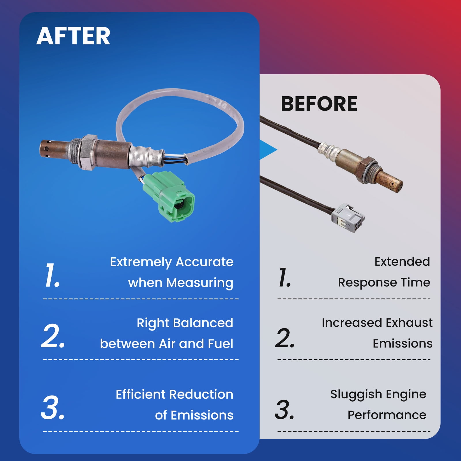 MOCA AUTOPARTS 234-9033 Upstream O2 Oxygen Sensor Fit for 2007-2009 Suzuki SX4 2.0L