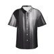 thumbnail image 1 of Balery Monochrome Abstract Lines Camisas hawaianas de manga corta para hombre, camisas playeras de corte holgado, camisas de vacaciones con botones,Medium, 1 of 7