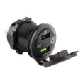 thumbnail image 3 of Cargador de coche Jadeshay USB dual impermeable Negro, 3 of 8
