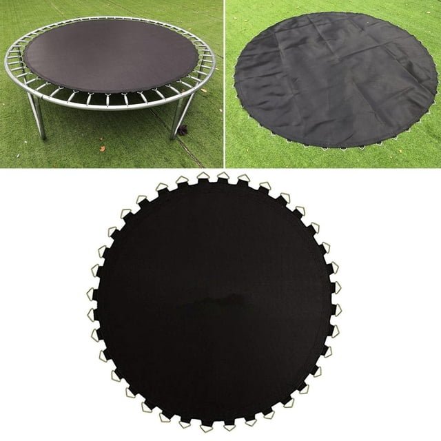 Reemplazo de almohadilla de salto redonda de colchoneta de Premium con anillos en V duradero largo 10 FT 56 Anillos Sharpla Almohadilla de trampolín