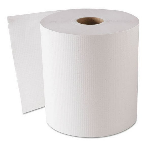 GEN® Hardwound Roll Paper Hand Towels, White, 800-ft., 6 Rolls (GEN1820)