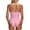 Z-Pink664, variant on Women's One-Piece Swimsuit Sleeveless V Neck Elegant Belly Ruched Push Up Beachwear Monokini Vintage Sexy High Waist Slim Beach Trendy Female Swimwear