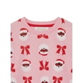 thumbnail image 3 of Planet Gold Girl's Holiday Santa Sweatshirt, Sizes 4-18, 3 of 5