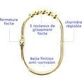 thumbnail image 2 of Juego de 12 ganchos anchos para aros de cortina de ducha de acero inoxidable. Accesorios de baño esenciales Anillos de cortina de alta calidad., 2 of 5