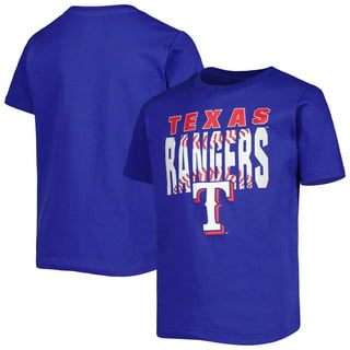 Girls Youth Texas Rangers New Era Pink Jersey Stars V-Neck T-Shirt