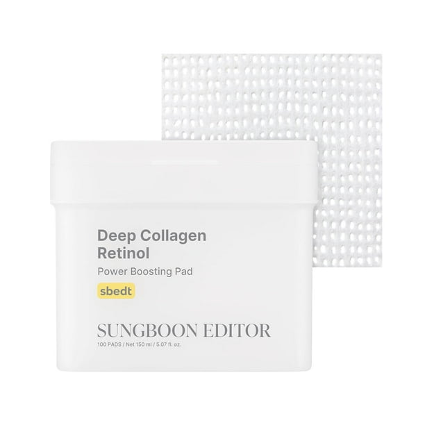 Almohadillas de tóner SUNGBOON EDITOR Deep Collagen Retinol 100ea
